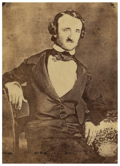 Retrato sentado de Edgar Allan Poe. 1876 (Daguerrotipo) de American Photographer