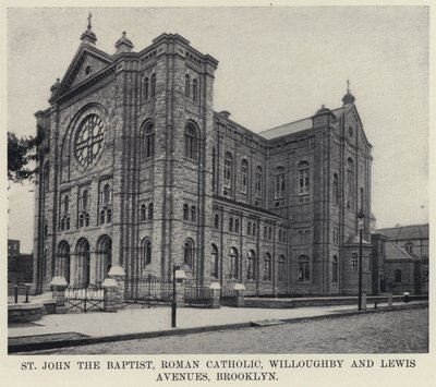 San Juan Bautista, católica romana, Willoughby y Lewis Avenues, Brooklyn de American Photographer