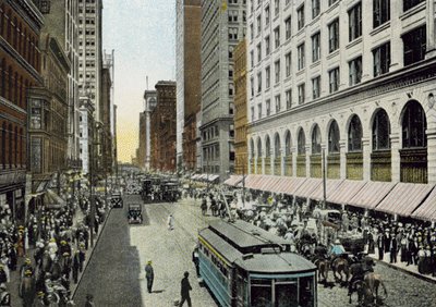 State Street, mirando al norte desde Van Buren Street de American Photographer