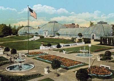 Jardines hundidos y Conservatorio, Parque Washington de American Photographer