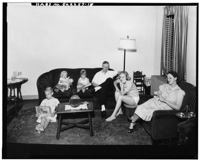 Techwood Homes (Vivienda Pública), Delimitado por North Avenue, Parker Street, William Street y Lovejoy Street, Atlanta, Condado de Fulton, GA, c.1940 de American Photographer