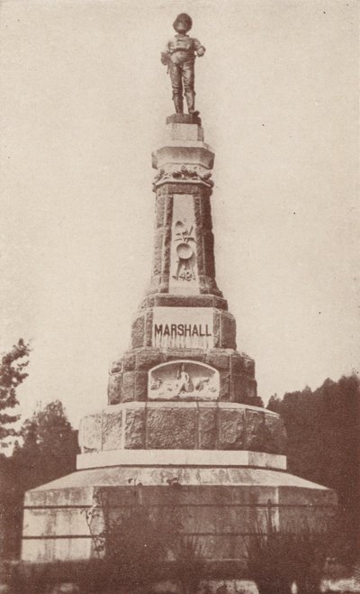 Monumento al Descubridor del Oro en Coloma, California (fotografía en blanco y negro) de American Photographer