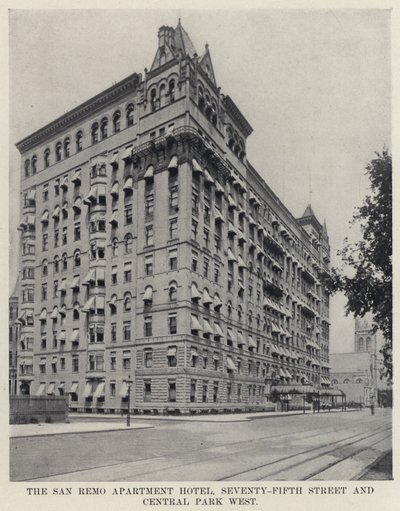 El San Remo Apartment Hotel, Seventy-Fifth Street y Central Park West de American Photographer