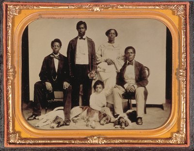 La escena de la boda, c.1860 de American Photographer