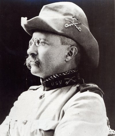 Theodore Roosevelt como Teniente Coronel de la 1ª Caballería Voluntaria de EE.UU. en 1898 de American Photographer
