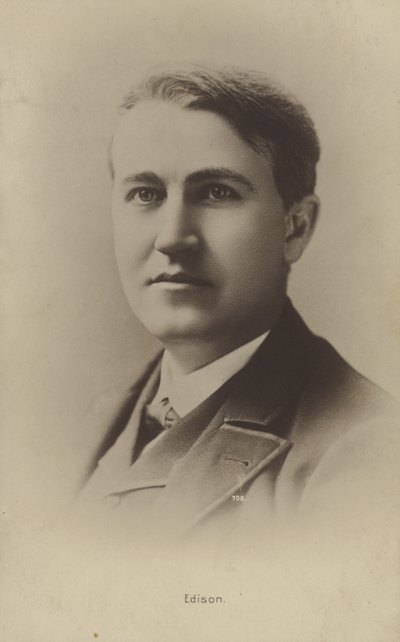 Thomas Edison (1847-1931), inventor estadounidense de American Photographer