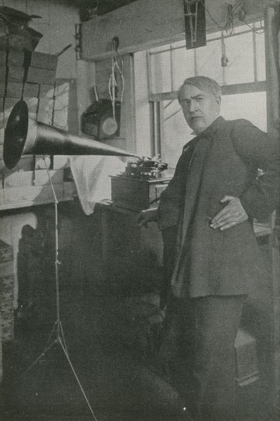 Thomas Edison en su taller de American Photographer