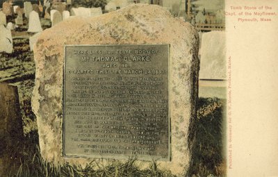 Tumba del capitán del Mayflower, Plymouth, Massachusetts (foto en color) de American Photographer