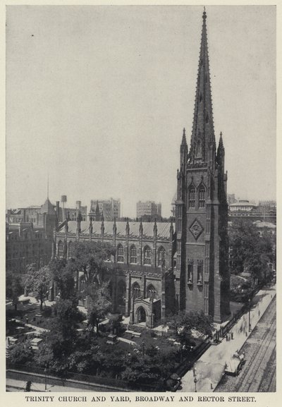 Iglesia y cementerio de la Trinidad, Broadway y Rector Street de American Photographer