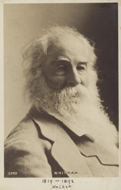 Walt Whitman (1819-1893), poeta estadounidense de American Photographer