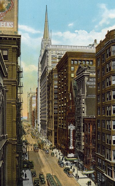 Washington Street, mirando al este desde Wells Street de American Photographer