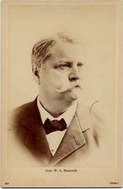Winfield Scott Hancock (1824-86), General del Ejército de EE.UU., foto de B B Russell, Boston de American Photographer