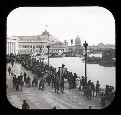Exposición Mundial Colombina: vista exterior, Chicago, 1893 de American Photographer