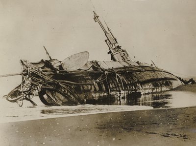 Submarino estadounidense h3 naufragado, 1917 de American Photographer
