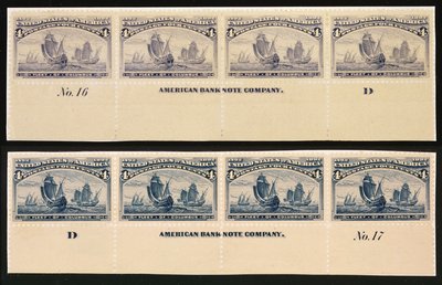 Flota de Colón de 4 centavos de American School