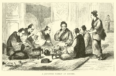 Una familia japonesa en la cena de American School