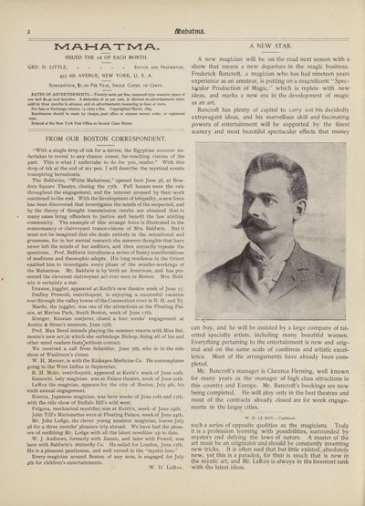Una Nueva Estrella, Frederick Bancroft de American School