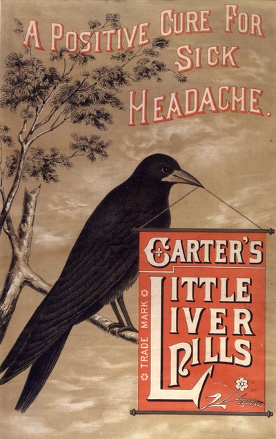 Una cura positiva para el dolor de cabeza, Carters Little Liver Pills de American School