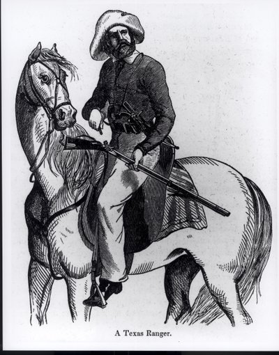 Un Ranger de Texas, ilustración de 