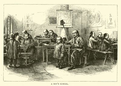 Una escuela de niños de American School