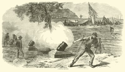 Una batería de morteros, junio 1864 de American School