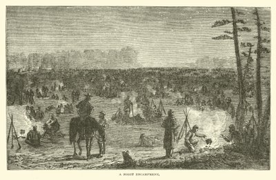 Un campamento nocturno, diciembre 1862 de American School