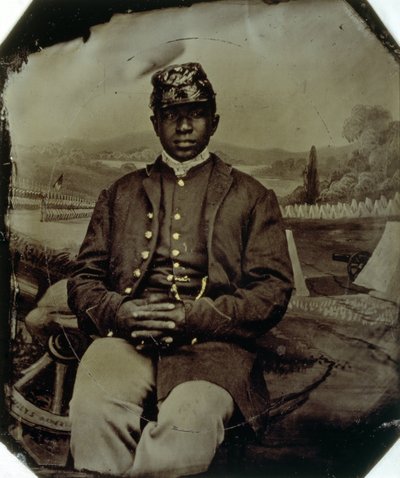 Abraham F. Brown, del 54º Infantería de Massachusetts, c.1863 de American School