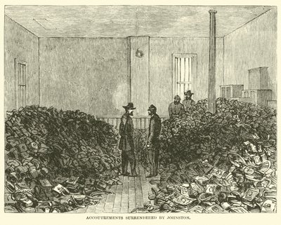 Equipos rendidos por Johnston, abril 1865 de American School