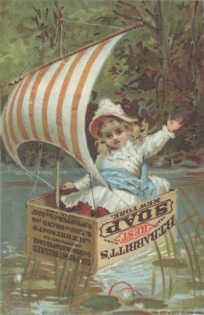 Anuncio de Babbitts Best Soap, c.1880 de American School