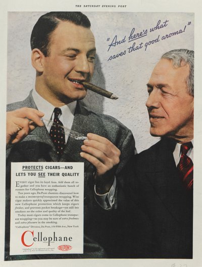 Anuncio de DuPont Celofán, 1937 de American School