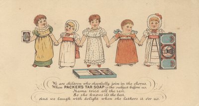 Anuncio de Packers Tar Soap, c.1880 de American School