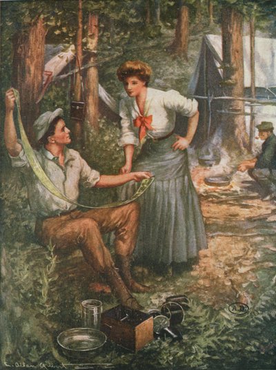 Anuncio de película de celuloide, 1901 de American School