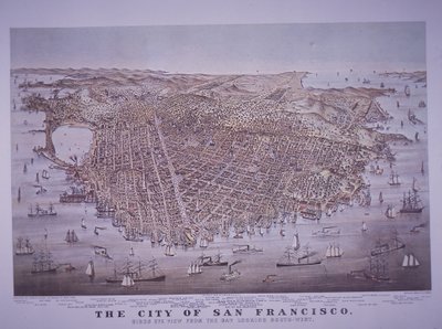 Vista aérea de San Francisco, California, EE.UU. de American School
