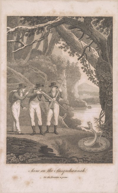 Alexander Wilson y compañeros en el Susquehanna, 1809 de American School