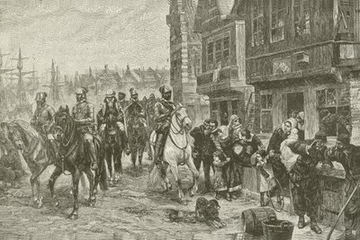 El último paseo de Alva por Ámsterdam, del cuadro de Chas Rochussen de American School