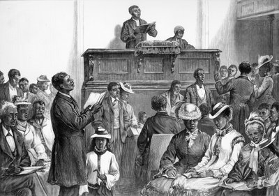 Bocetos americanos: Una congregación negra en Washington, de 