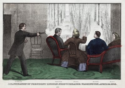 Asesinato del Presidente Lincoln, Teatro Ford, Washington, 14 de abril de American School