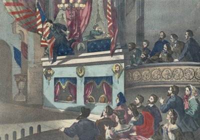 Asesinato del presidente Abraham Lincoln, c.1865 de American School