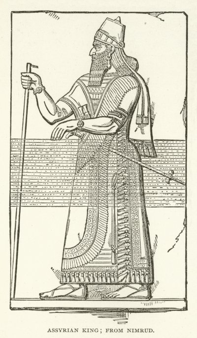 Rey Asirio; de Nimrud de American School