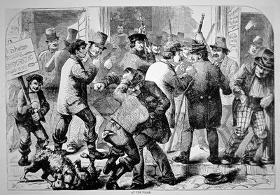 En las urnas, c.1850 de American School
