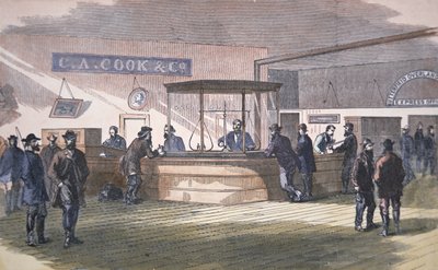 Banco en San Francisco, c.1860 de American School