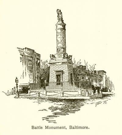 Monumento de la Batalla, Baltimore de American School