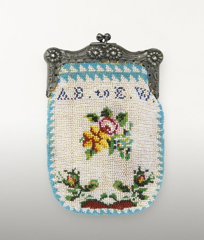 Bolso con cuentas, c. 1843 de American School