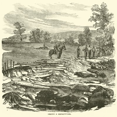 Detrás de una barricada, septiembre 1862 de American School