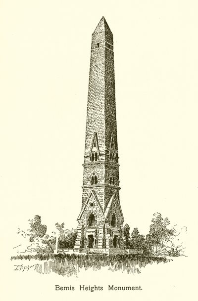 Monumento a Bemis Heights de American School