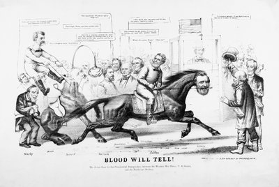 La sangre dirá, caricatura política de American School
