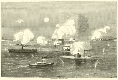 Bombardeo de Fort Sumter, abril 1863 de American School