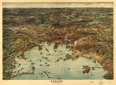 Boston y alrededores, c.1905 de American School