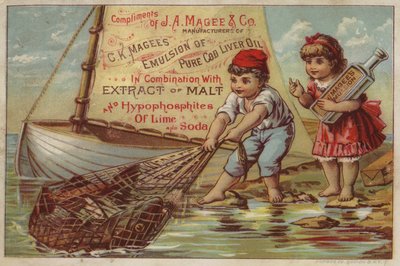 Niño tirando de la red de pesca de American School