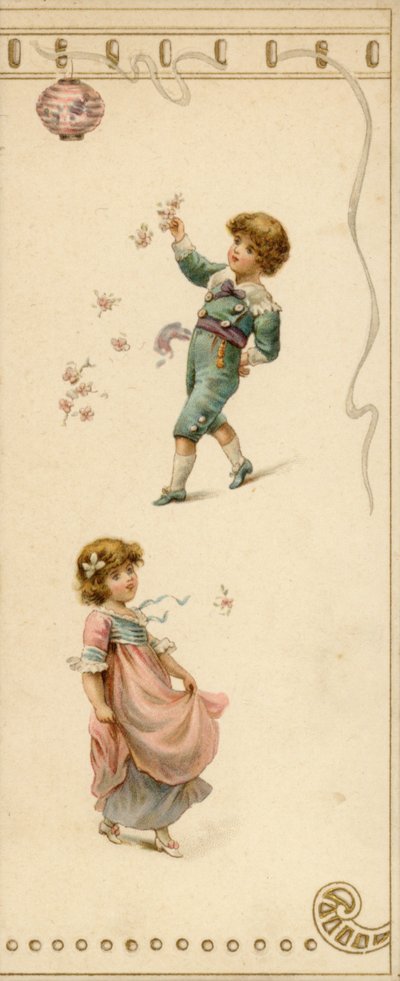 Niño y niña bailando de American School
